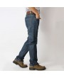 Plus Size Casual Business Loose Straight Legs Jeans High-Rise Pants For Men