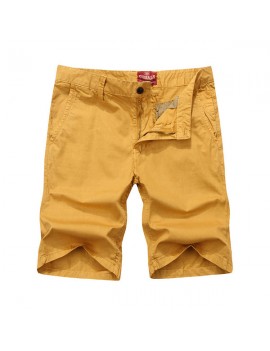 Mens Spring Summer Brief Style Multicolor Casual Cotton Cargo Shorts