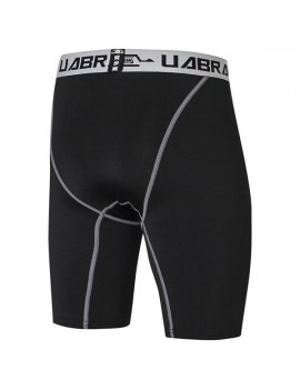 Mens High-elastic Quick-drying Tights Fitness Training Jogging Sport Shorts