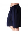 Mens Bamboo Fiber Solid Color Beach Casual Sports Shorts Modal Pajamas