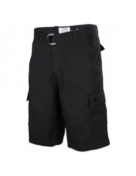 Mens Summer Cotton Breathable Solid Color Regular Fit Casual Knee Length Shorts