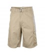 Mens Summer Cotton Breathable Solid Color Regular Fit Casual Knee Length Shorts