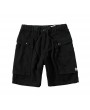 Mesn Outdoor Big Pocket Cargo Shorts Solid Color Casual Knee Length Cotton Shorts