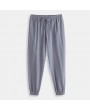 Mens Cotton Thin Breathable Ankle-Length Drawstring Casual Harem Pants