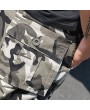 Mens Camouflage Multi-pocket Slim Fit Casual Cotton Cargo Pants