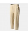 Mens Cotton Linen National Style Breathable Elastic Casual Straight Pants