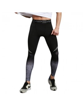 Mens High-elastic Quick Dry Jogging Tights Gym Pants Bodybuilding Skinny Legging Trousers