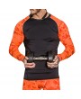 Mens Running Patchwork Long Sleeve Skinny Tops Elastic Quick-drying Jogging Sport T Shirts