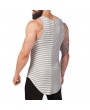 Mens Summer High Street Graphic Sleeveless Shirts Fitness Running Sport Tank Tops