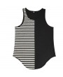 Mens Summer High Street Graphic Sleeveless Shirts Fitness Running Sport Tank Tops