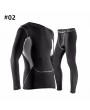 Training Bodybuilding Suit Tops Quick-drying Elastic Tight Long Sleeve T-shirt for Men