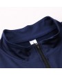 Men Thick Velvet Long Sleeve Running Collar Half Zip Quick Dry Sport Solid Color T-shirt Tops