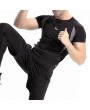 Mens PRO Compression Quick-drying Skinny Fit Training Fitness Three-piece Sport Suits