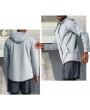 Mens Hooded Sport Gym Training Running Quick-drying Long Sleeve Slim Fit Casual Jacket