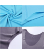 Mens Ice Silk Non-trace Breathable Perspiration Elastic Solid Color Fitness Slim Fit Sport Tank Tops