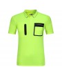 Mens Referee Uniform Sports Running Training Quick-drying Breathable Casual Tops