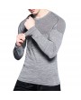 Mens Super Elastic Breathable Quick-drying Sports Running Training Casual Skinny Tops