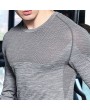 Mens Super Elastic Breathable Quick-drying Sports Running Training Casual Skinny Tops