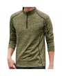 Men's Elastic Fitness T-Shirt Outdoor Running Fast Drying Tops Tight Shirt Long Sleeve T-Shirt