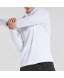 Mens Half Zip Quick-drying Skinny Tops Breathable Sports Fitness Tights Long Sleeve T Shirt