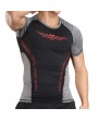 Mens Quick-drying Breathable Skinny Fit Tops Fitness Training Jogging Sport T-shirt