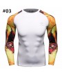 Mens Traning Sportwear 12 Styles Elastic Quick-drying Fitness Tights Long Sleeve T-shirt