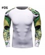 Mens Traning Sportwear 12 Styles Elastic Quick-drying Fitness Tights Long Sleeve T-shirt