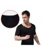 Body Shaper Fitness Abdomen Tummy Slim Sport High Elastic V-Neck T-shirt for Men