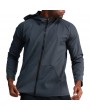 Mens Hooded Quick-drying Breathable Fleece Lined Warm Sport Running Casual Jacket