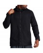 Mens Hooded Quick-drying Breathable Fleece Lined Warm Sport Running Casual Jacket