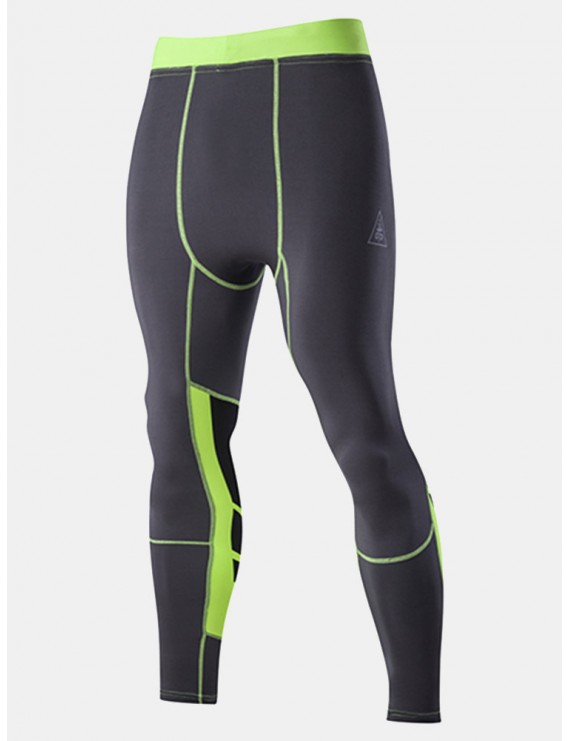 Sports Training Tight Pants Quick Drying Elastic Cyclingpants Tight-fitting Trousers for Men