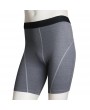 Mens Solid Color Elasticity Quick Dry Fitness Jogging Training Tights Sport Shorts