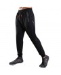 Mens Drawstring Elastic Waist Solid Color Casual Pants Jogging Fitness Sport Pants