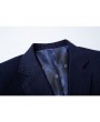 Mens Plaid Blazer Fashion Business Slim Fit Casual Male Blazer Suit Jacket