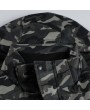 Mens Camo Printing Detachable Hooded Multi Pockets Outdoor Windproof Thickened Warm Jacket