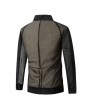 Thin Sunscreen Hollow Mesh Breathable Baseball Collar Jacket for Men