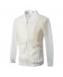 Thin Sunscreen Hollow Mesh Breathable Baseball Collar Jacket for Men