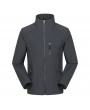 Mens Outdoor Soft Shell Thermal Fleece Lining Windproof Zipper Up Sport Jacket