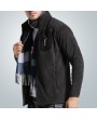 Mens Fleece Warm Stand Collar Breathable Windproof Casual Coats