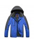 7XL Plus Size Outdoor Climbing Water Resistant Windproof Detachable Hood Jackets for Men