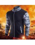 Fashion Military Camo Printing Outdoor Running Sport Patchwork Casual Jackets for Men