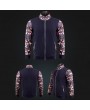 Fashion Military Camo Printing Outdoor Running Sport Patchwork Casual Jackets for Men