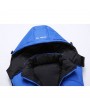 Outdoor Down Padded Reversible Detachable Hooded Sport Coat Vest for Men