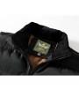 Men's Casual Thicken Plus Velvet Stand Collar Solid Color Down Vest