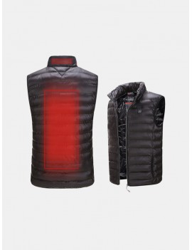 Mens Outdoor Heating Warm Vest USB Safety Intelligent Graphene Carbon Fiber Vest