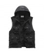 Outdoor Quick Dry Photograpohy Casual Hooded Mutil Pockets Vest for Men