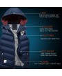 Thick Detachable Hooded Loose Warm Zipper Pockets Vest for Men