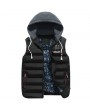 Winter Stylish Sports Thicken Slim Hooded Casual Vests for Men