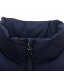 Mens Solid Color Zipper Side Pockets Windproof Vest