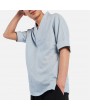 Men's Chinese Style Vintage Cotton Linen T-shirts V-neck Seven-point Sleeve Tops